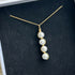 Handmade Gold Vermeil Shell Pearl Drop Necklace