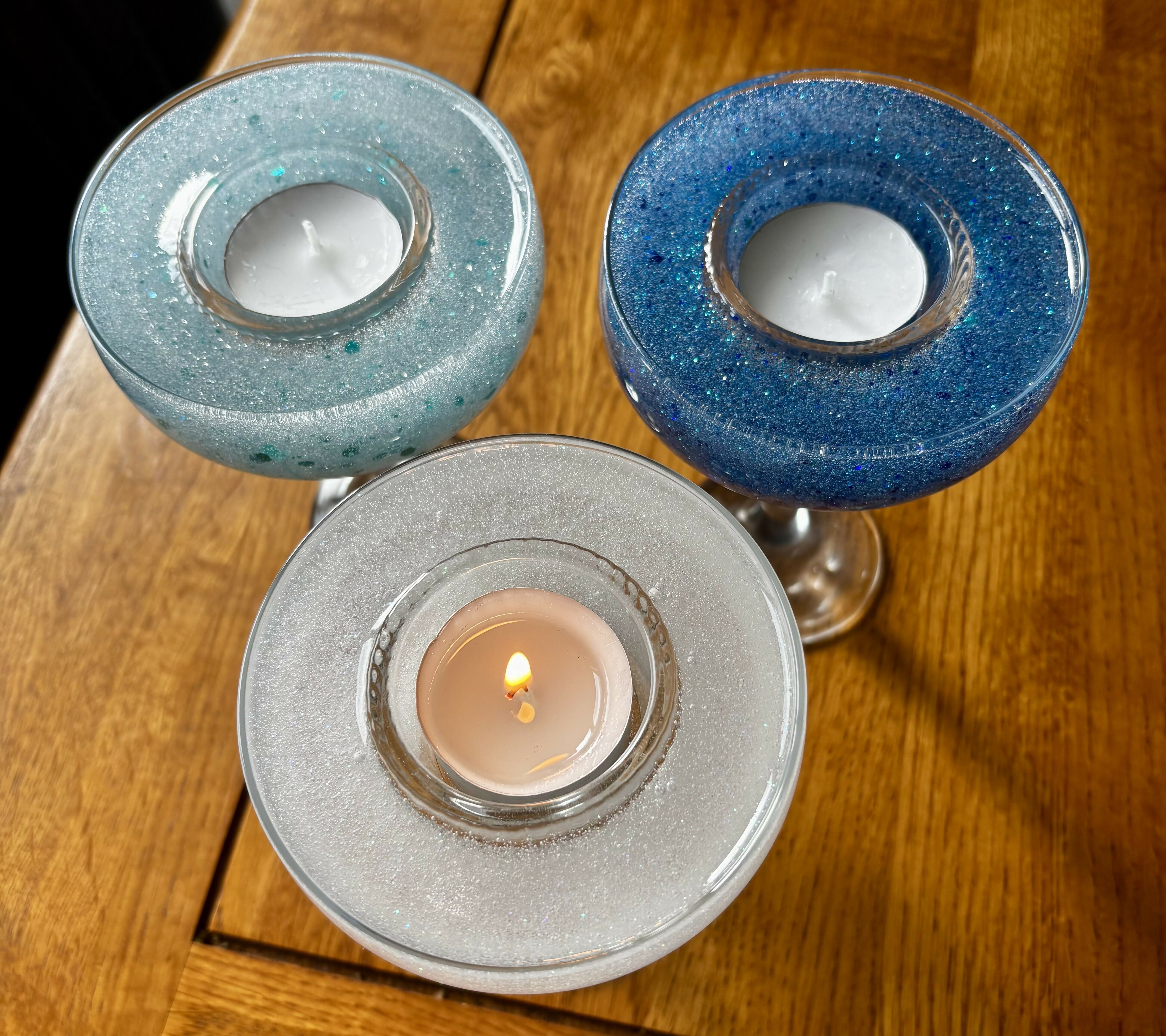 Glitter Martini Tealight holder