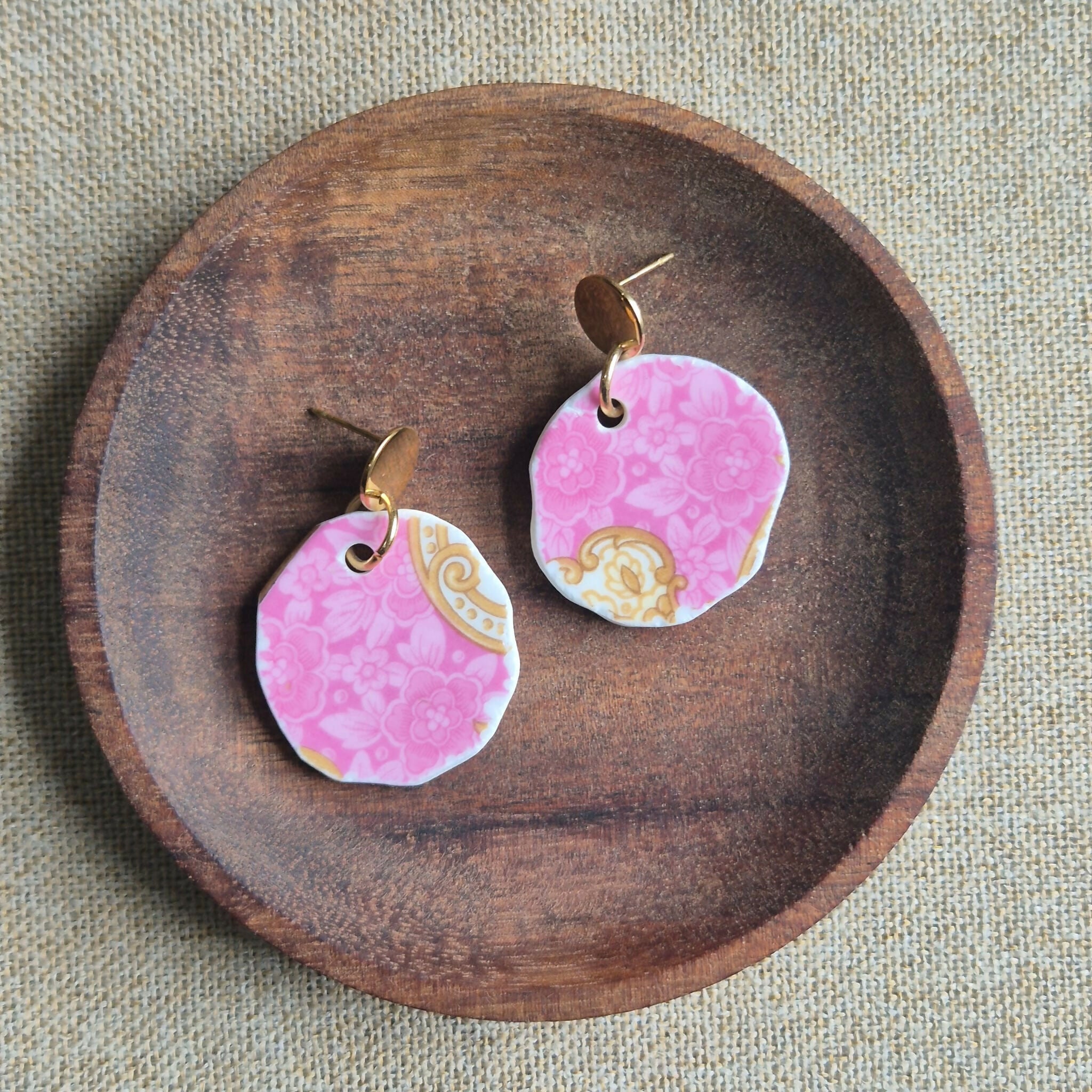 Recycled Ceramic Earring