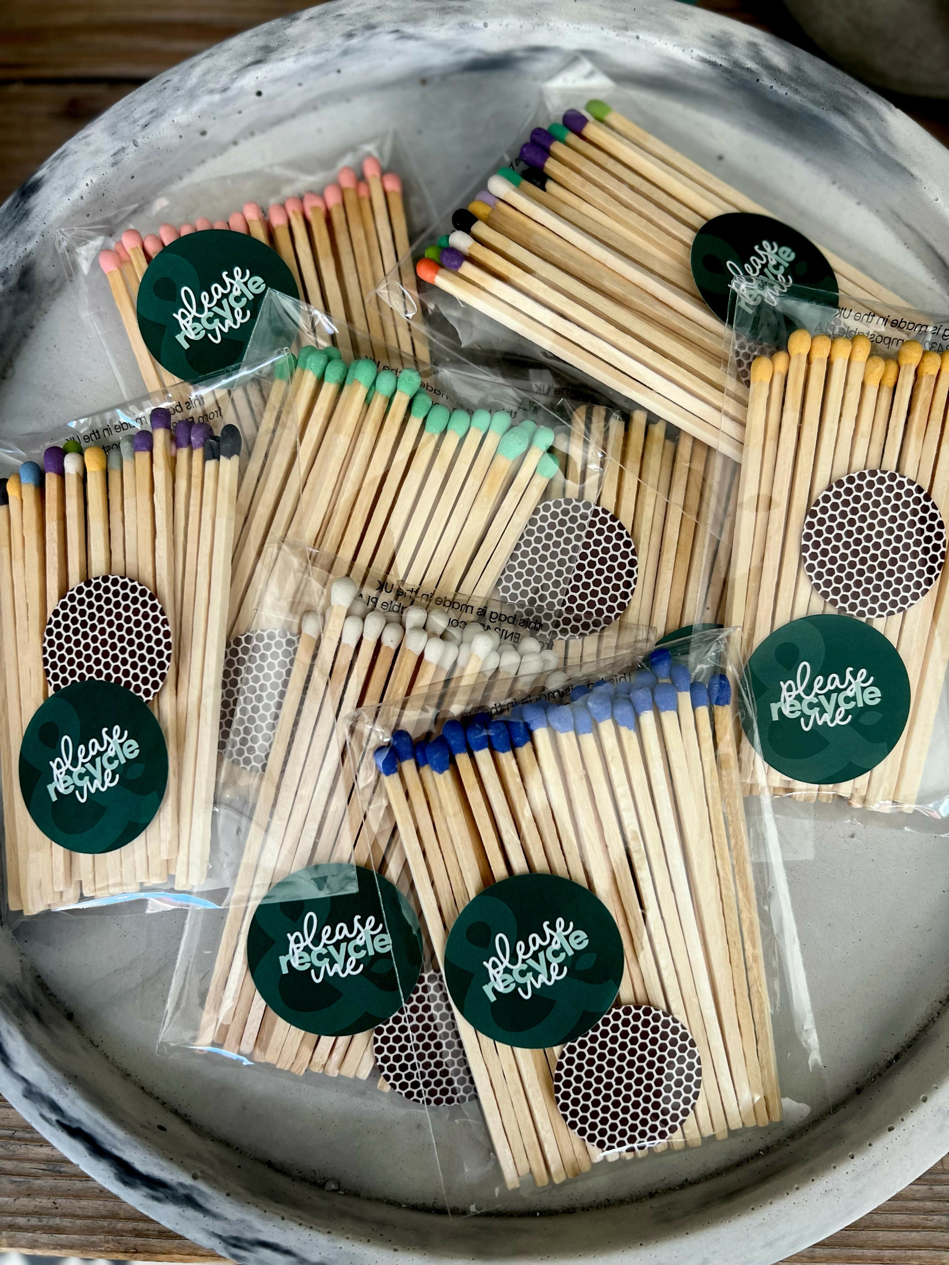 30 Rainbow Matches Refill Pack