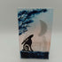 Fused Glass Silhouette Moon Gazing Hare
