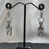 Long Tooth Chainmail Earrings