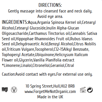 Moisturising Hemp Seed & Q10 Day Cream