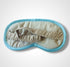 Sky Blue Sea Shells Linen Lavender Infused Eye Mask