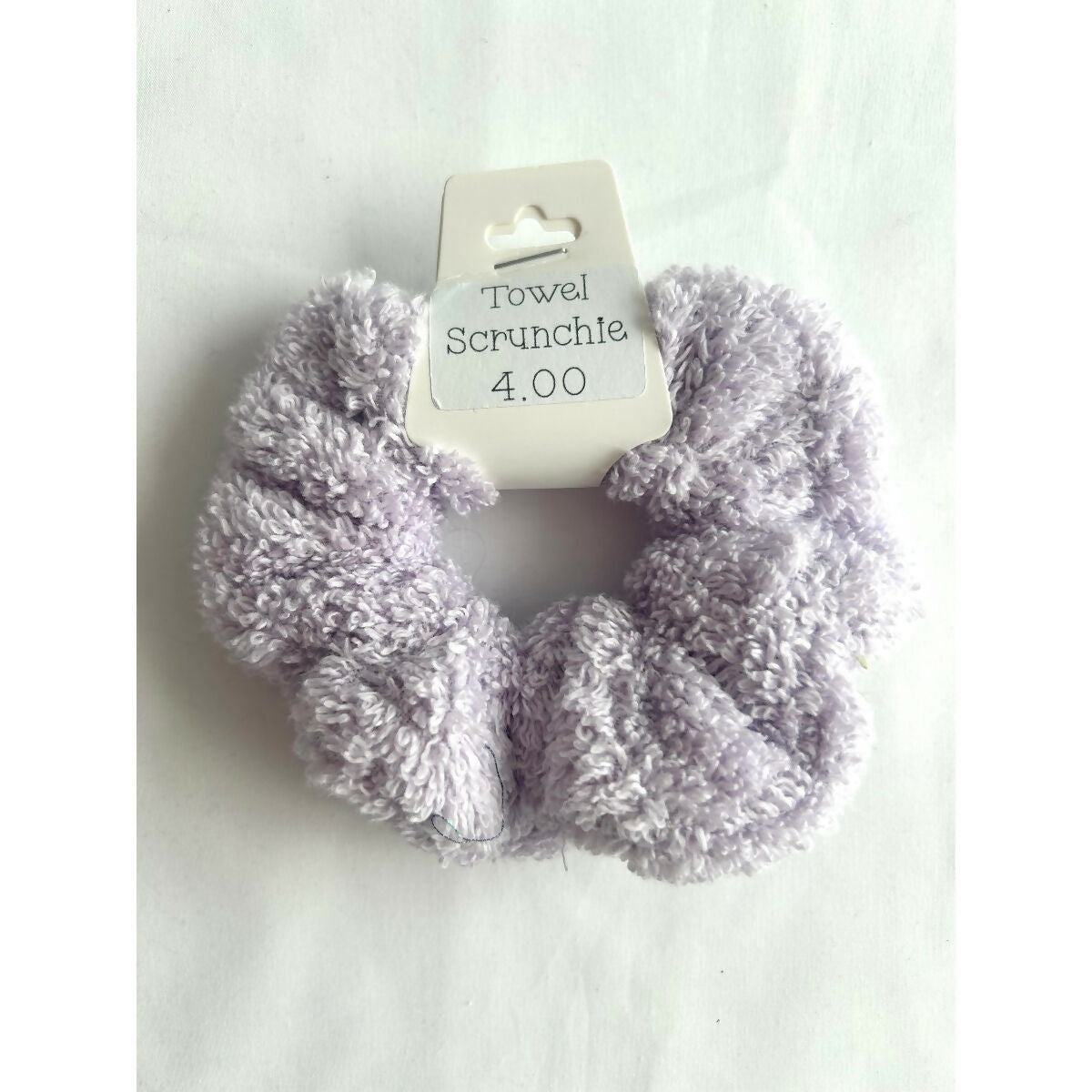 Lilac Purple Towel Scrunchie