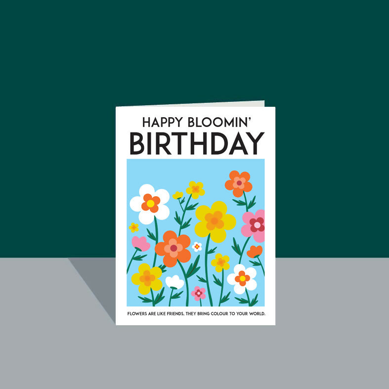 Bloomin' Birthday Bright Blooms Card