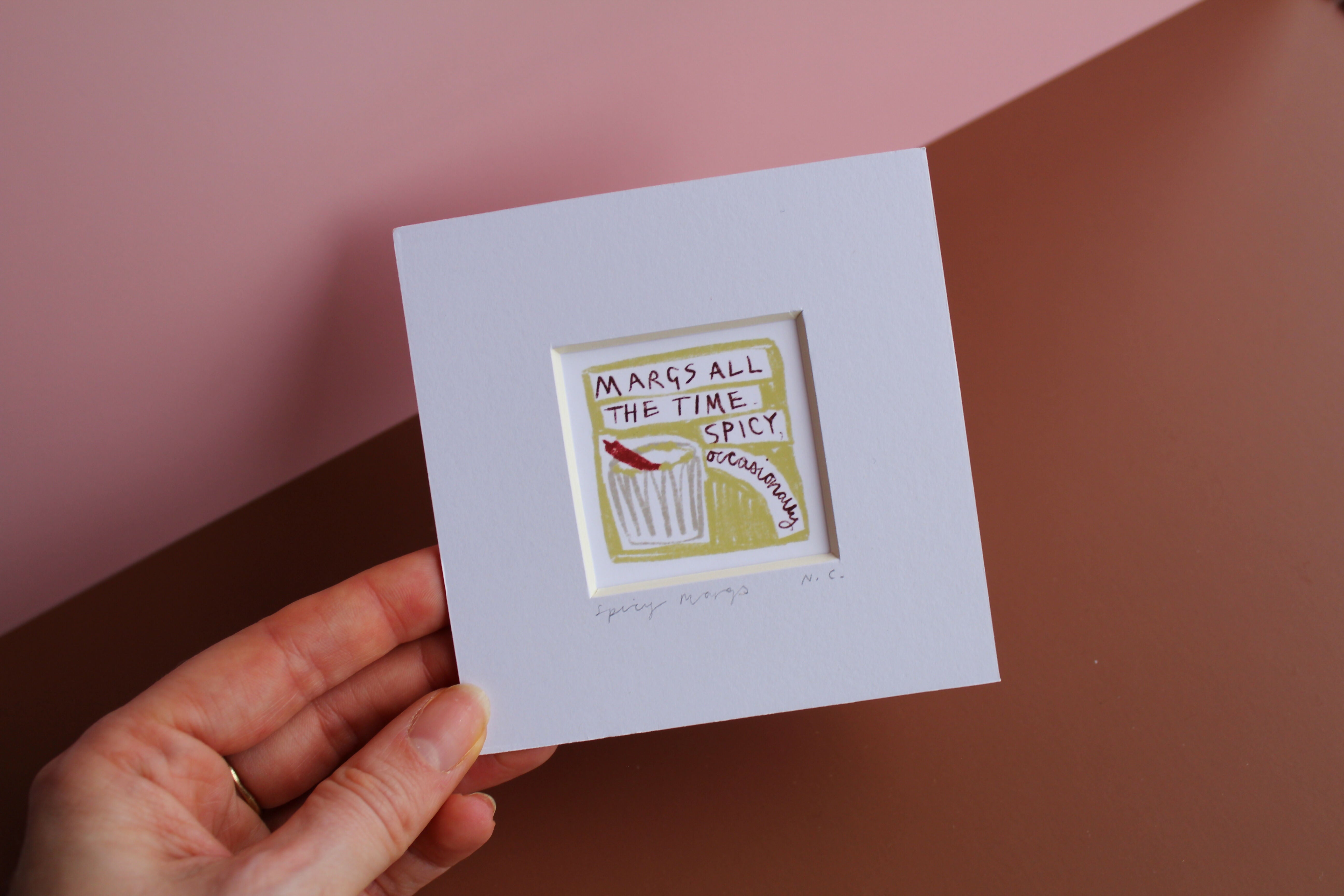 Spicy Margs Mini Print