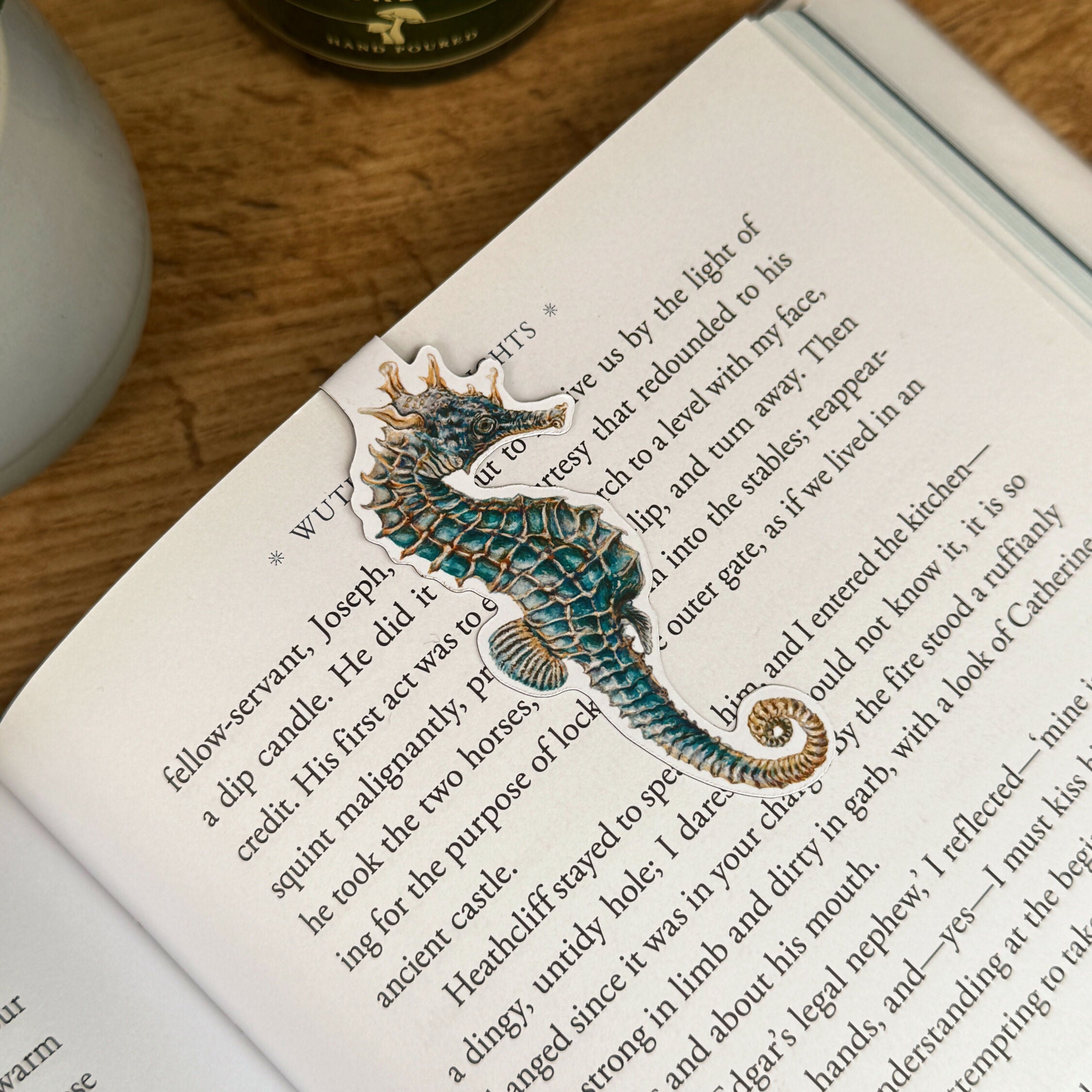 Seahorse - Matt Magnetic Bookmark