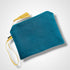 Turquoise Hummingbirds Linen Women’s Zip-Up Pouch