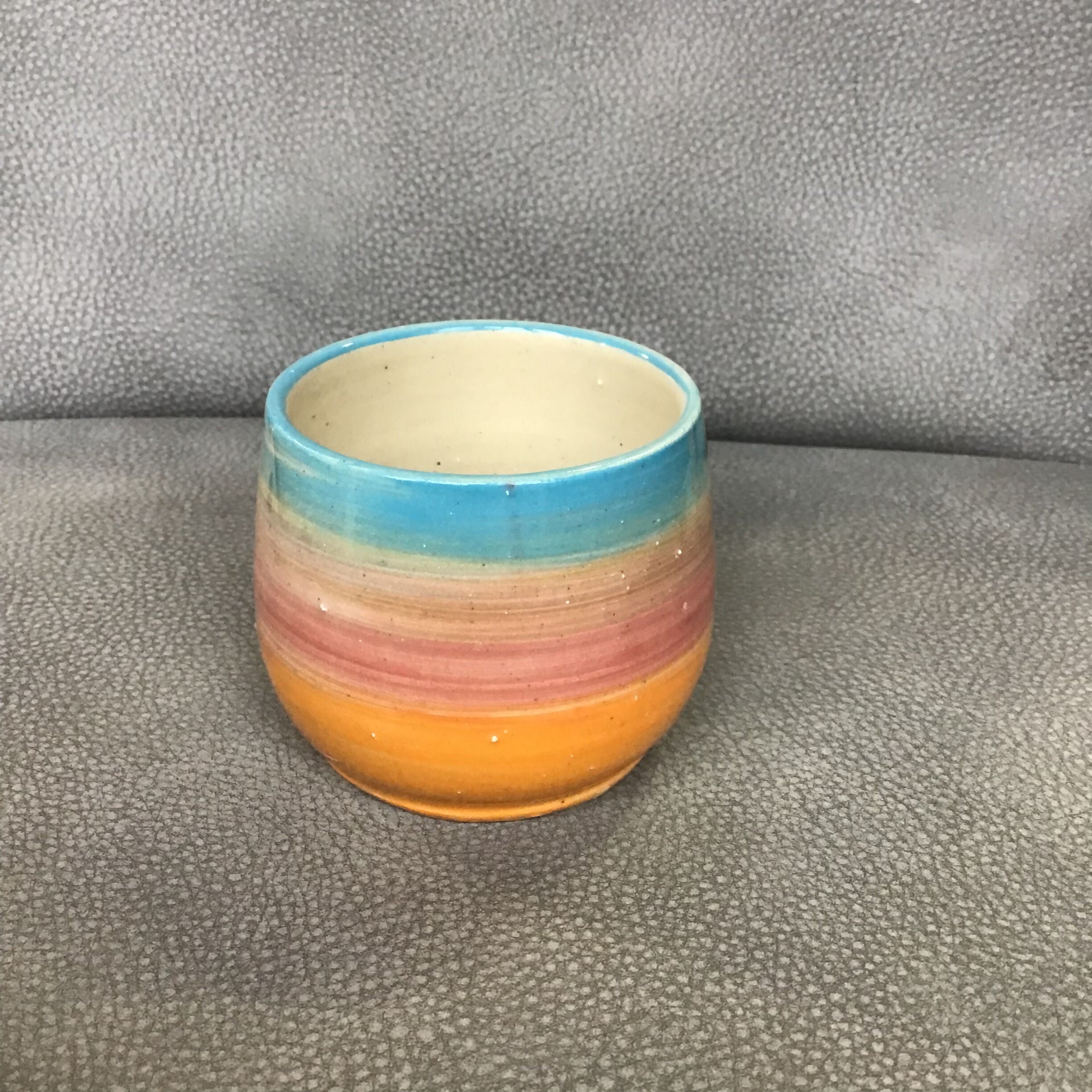 Ceramic Rainbow Pots