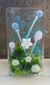 Fused Glass Tealight with Pastel Flowers