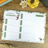 A5 50 Page Rainforest Weekly Planner Pad