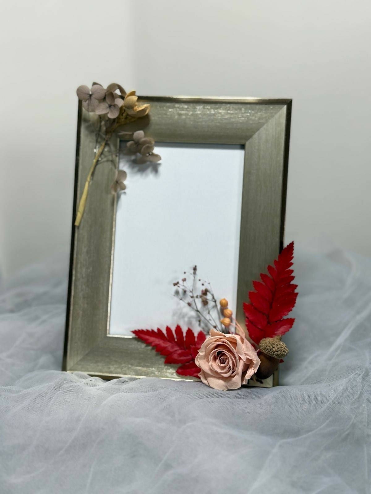 Preserved Flower Photo Frame