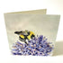 White Bumblebee - Greetings Card