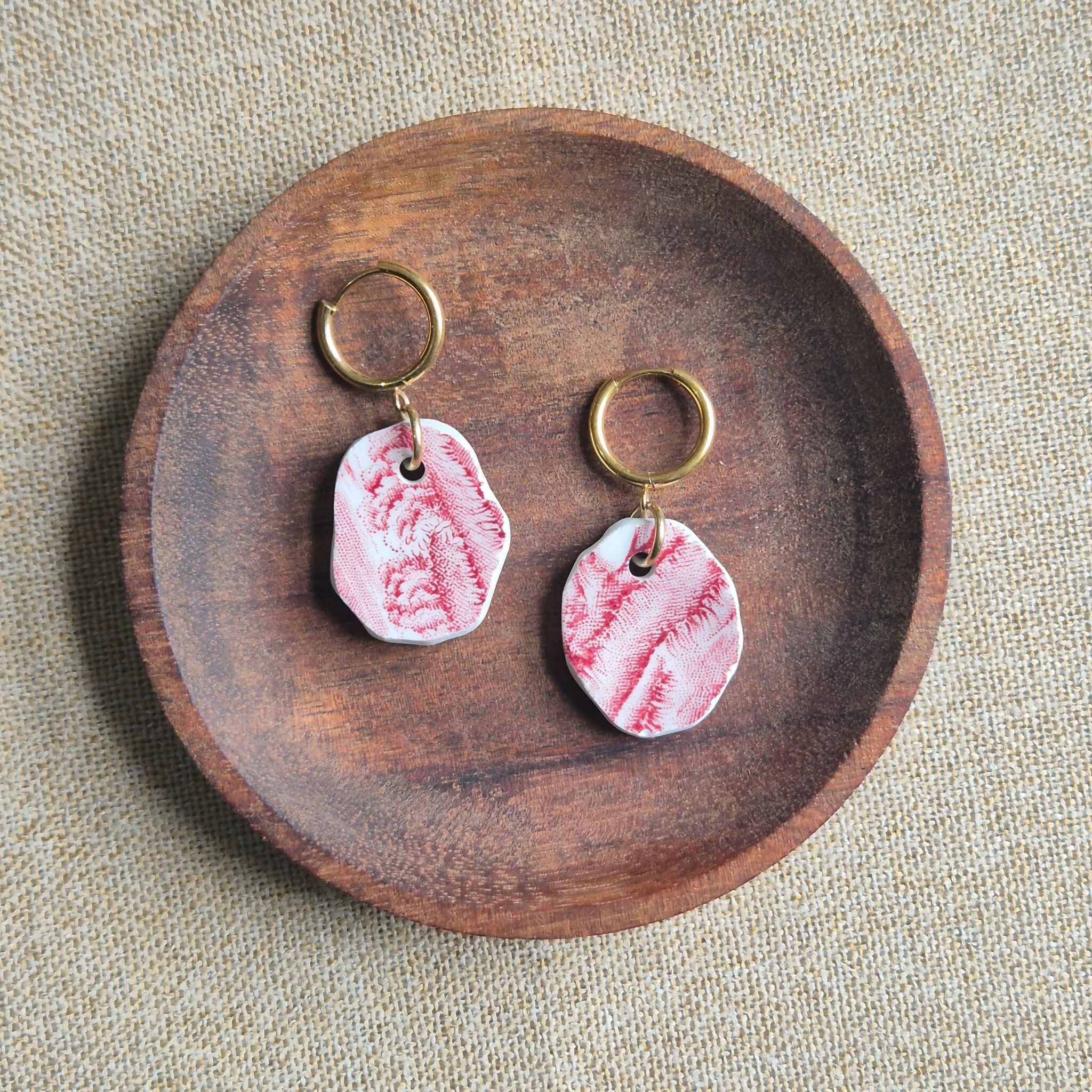 Recycled Ceramic Earring