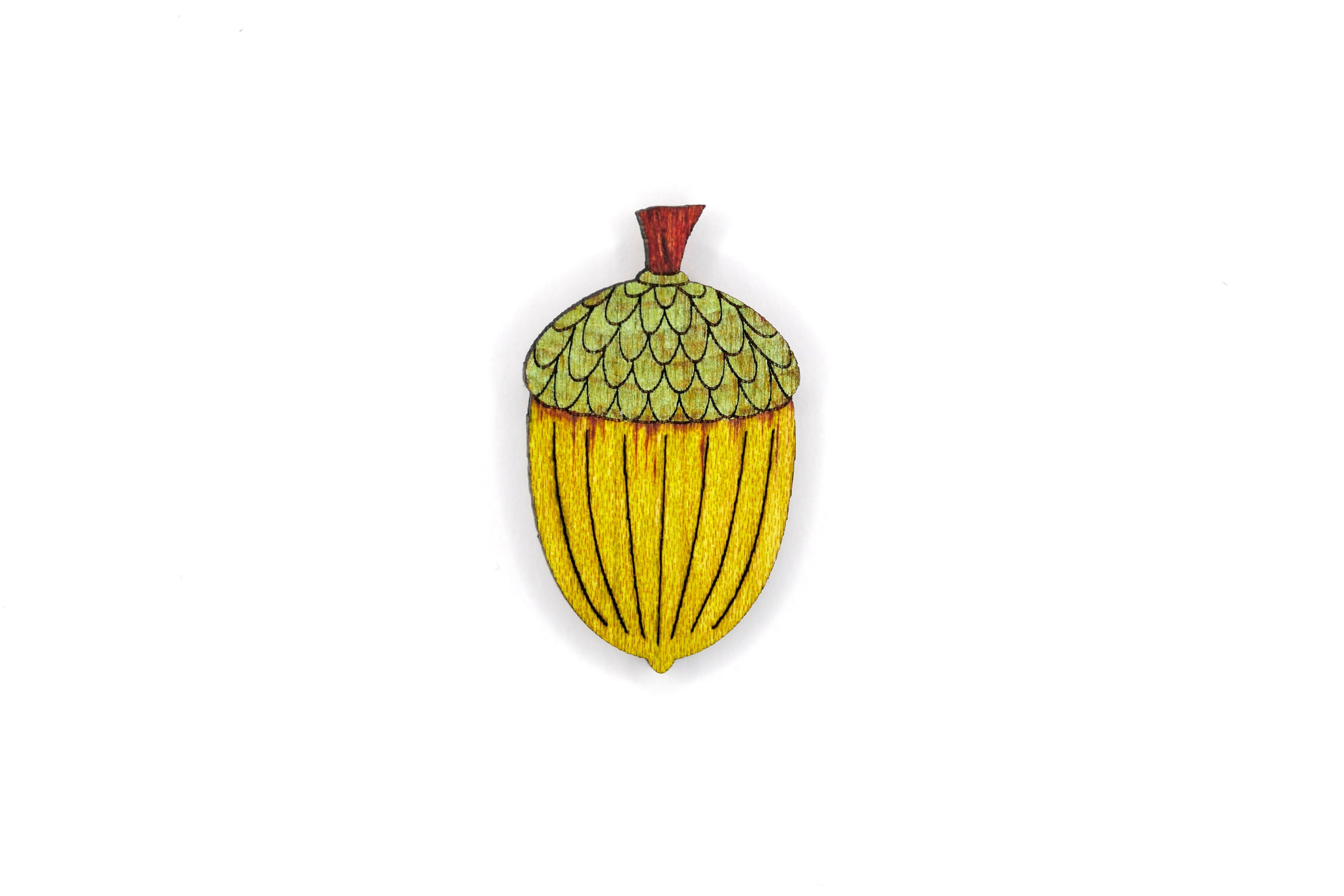 Acorn Pin Badge