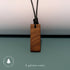 Natural Grain Wood Pendant