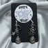 Zebra Pierced Dangle Earrings