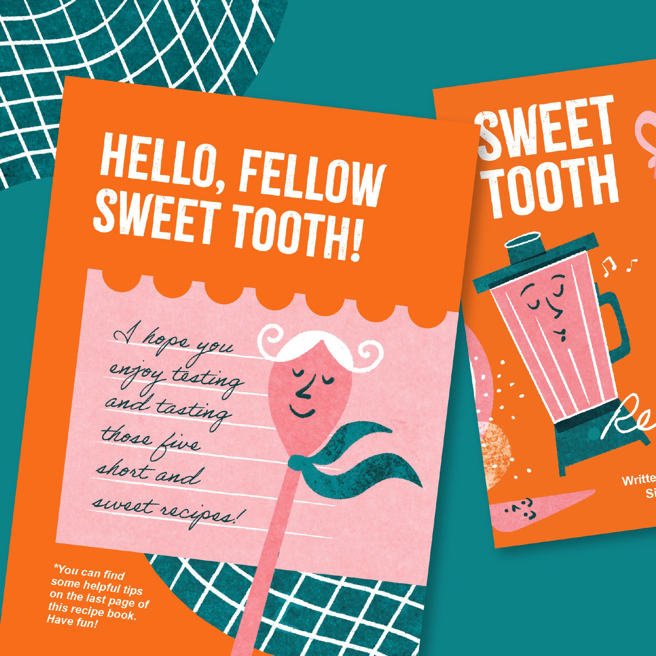 Easy and Short, Pocket-size Illustrated Sweet Tooth Recipe Book