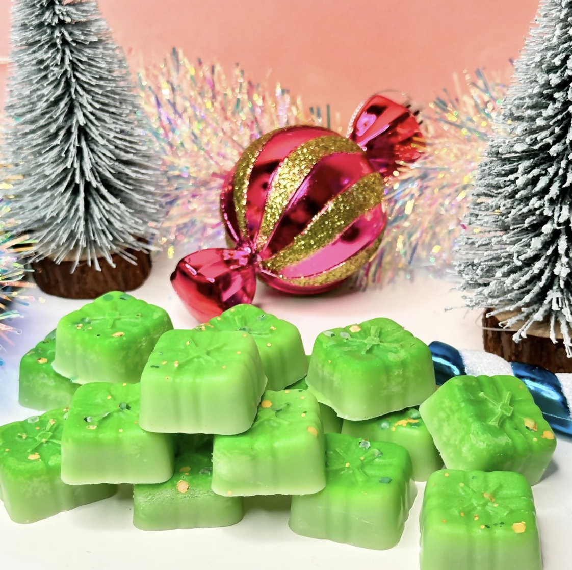 Elf Treats - White Chocolate Cookie Fragranced Vegan Wax Melt shapes