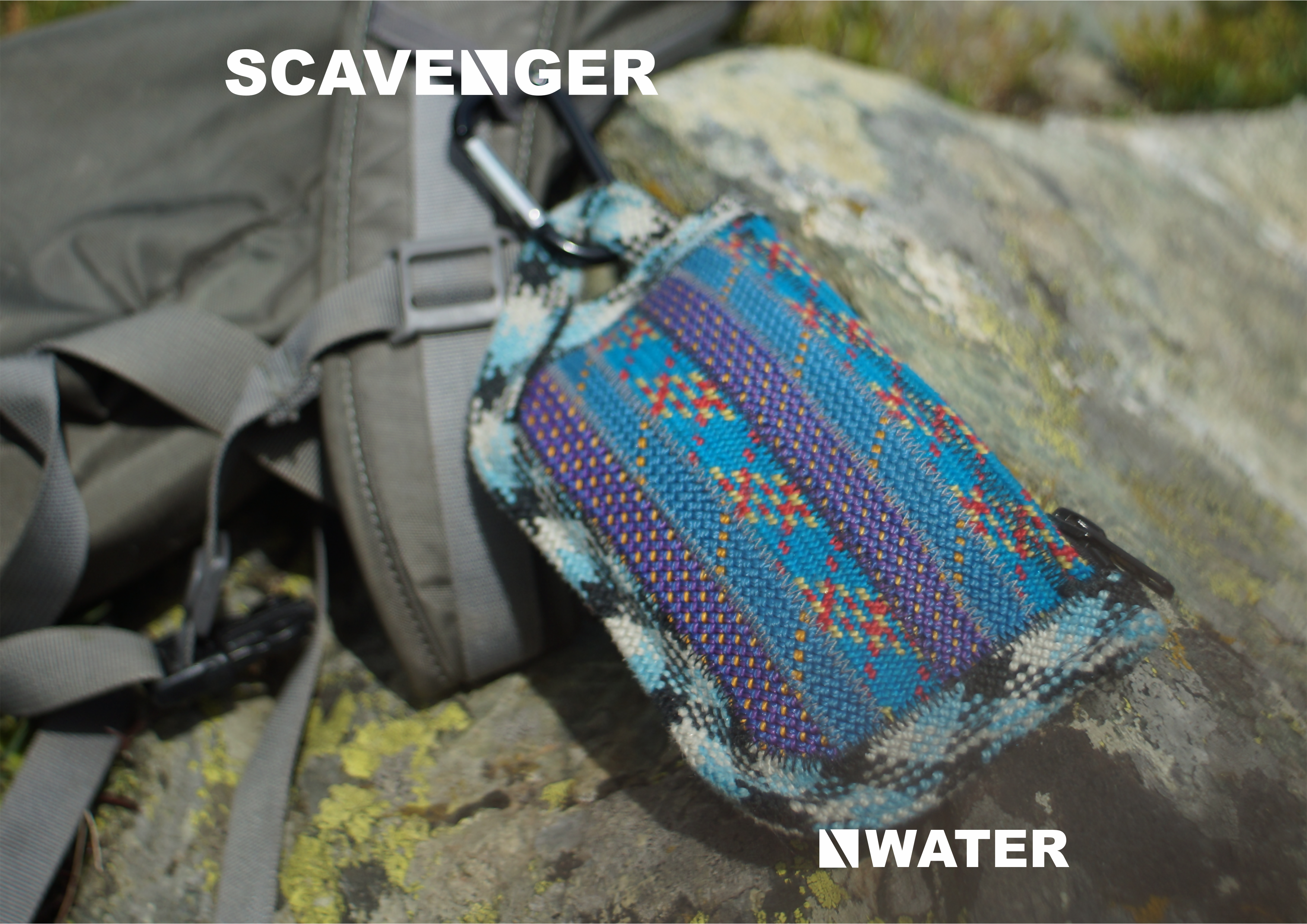 Recycled Climbing Rope Zip Pouch Medium