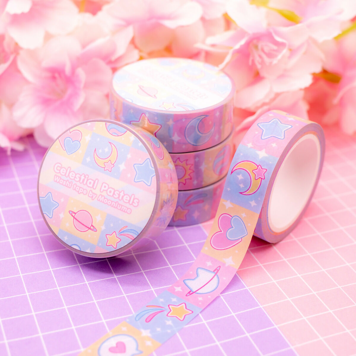 Washi Tape - Celestial Pastels