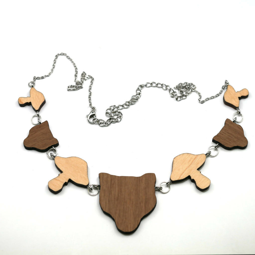 Badgers and Toadstools Necklace