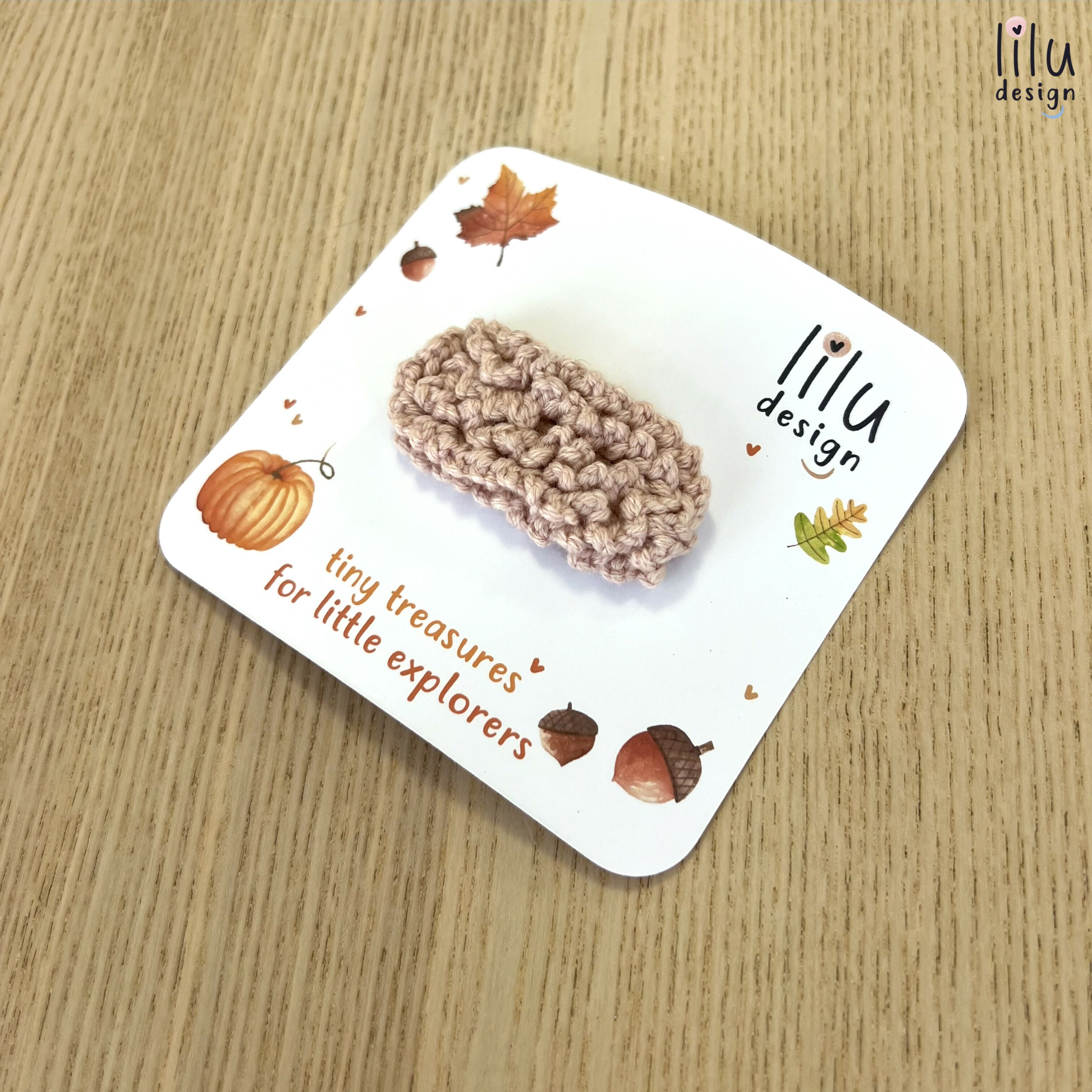 Crochet Hair Clip - Fluffy