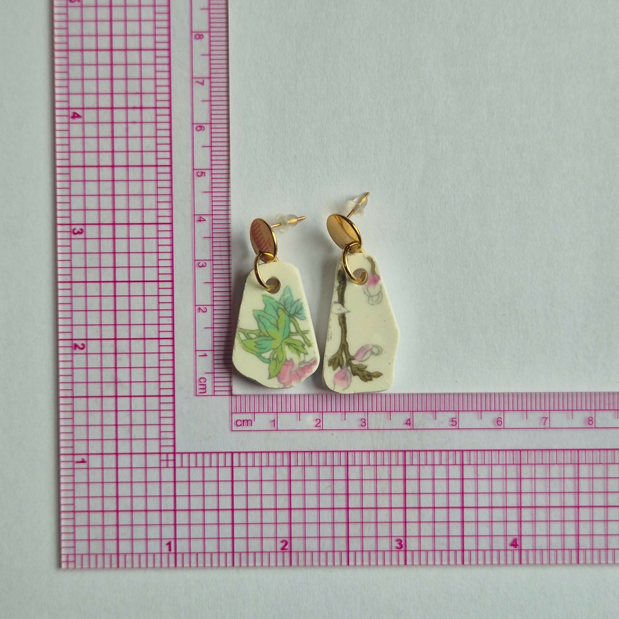 Recycled Ceramic Earrings
