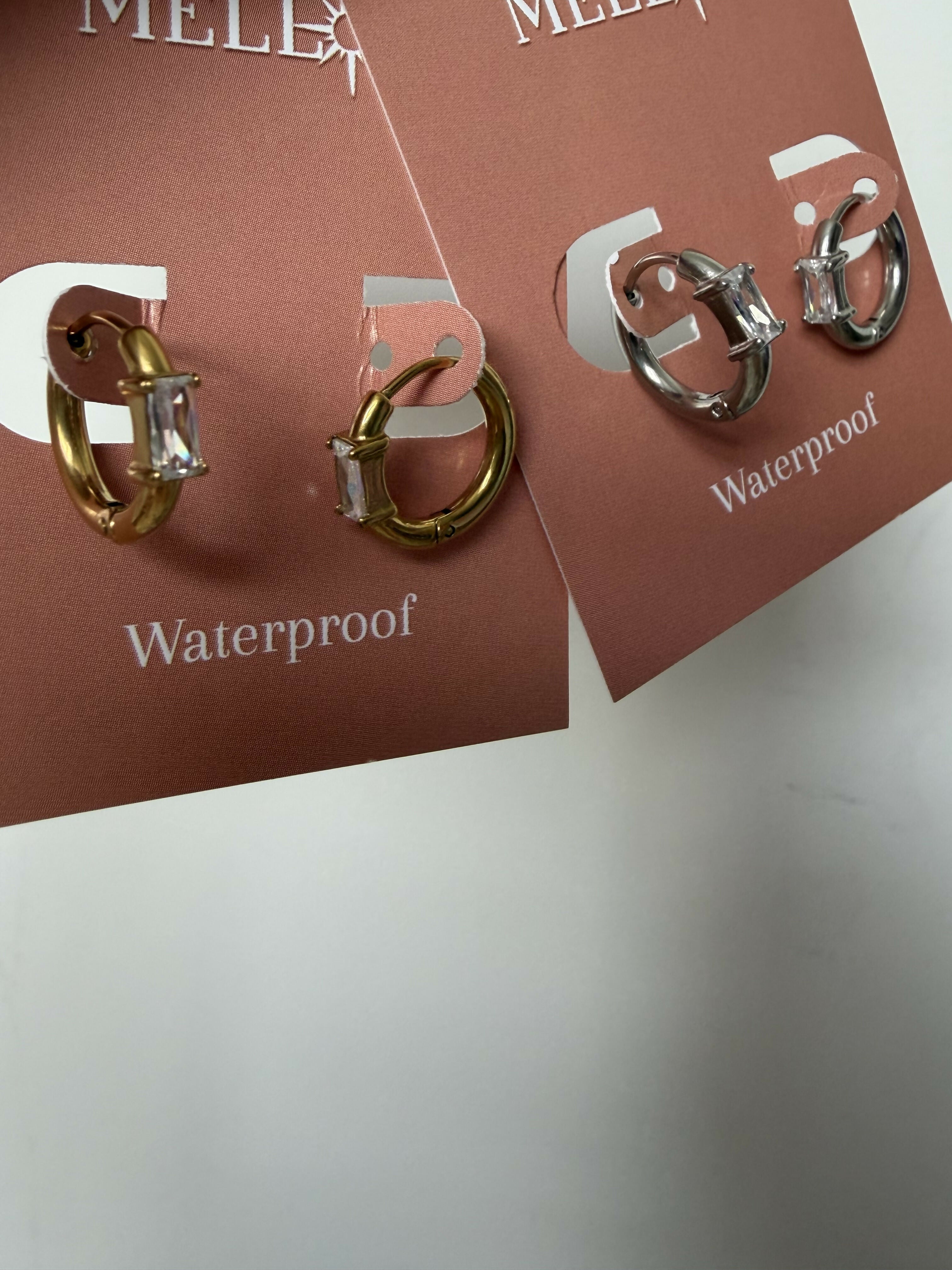 Rectangle Hoop Earrings