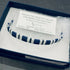 Japanese Tila Glass Bead Bracelet - Blue 185 mm to 195 mm