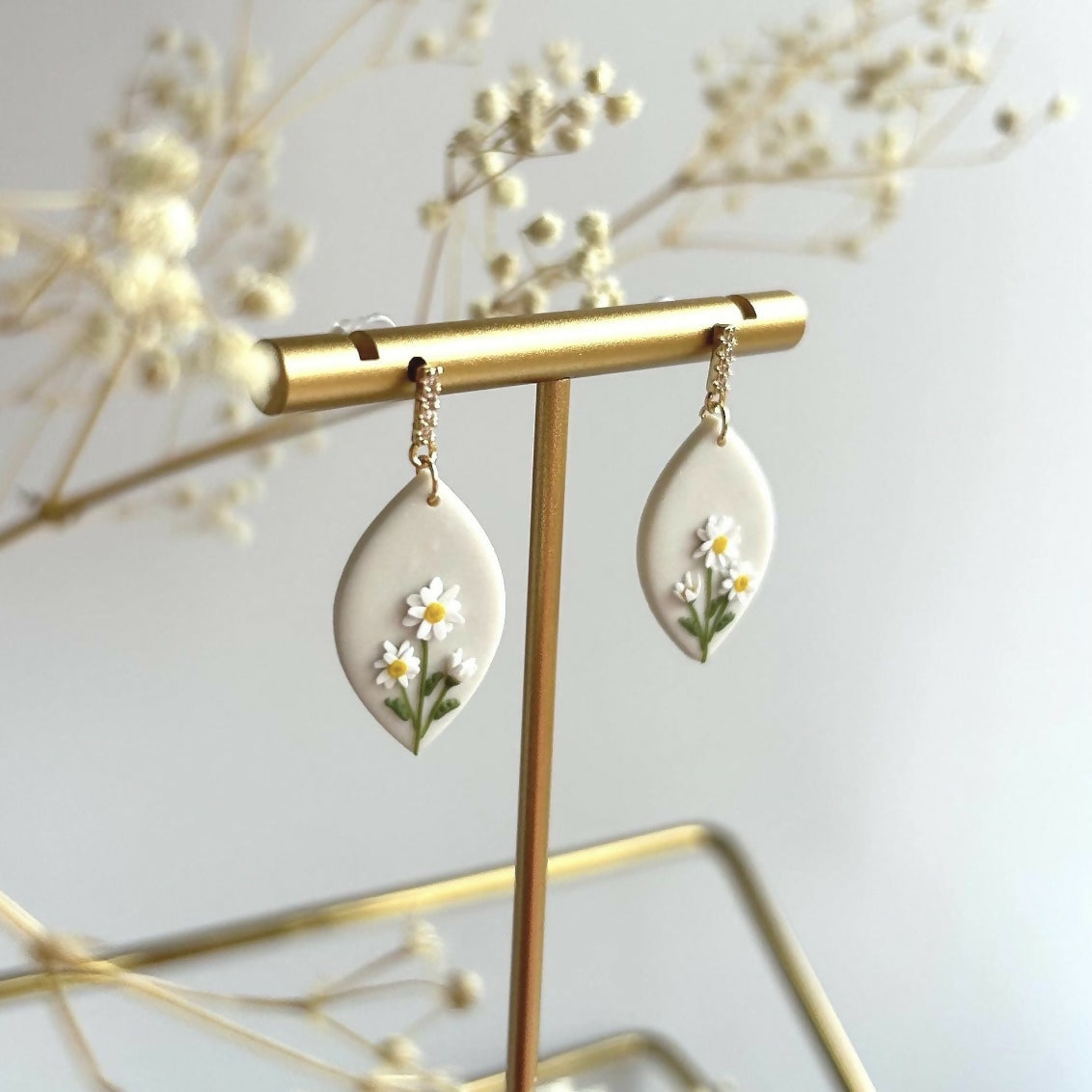 Daisy Flower Earrings