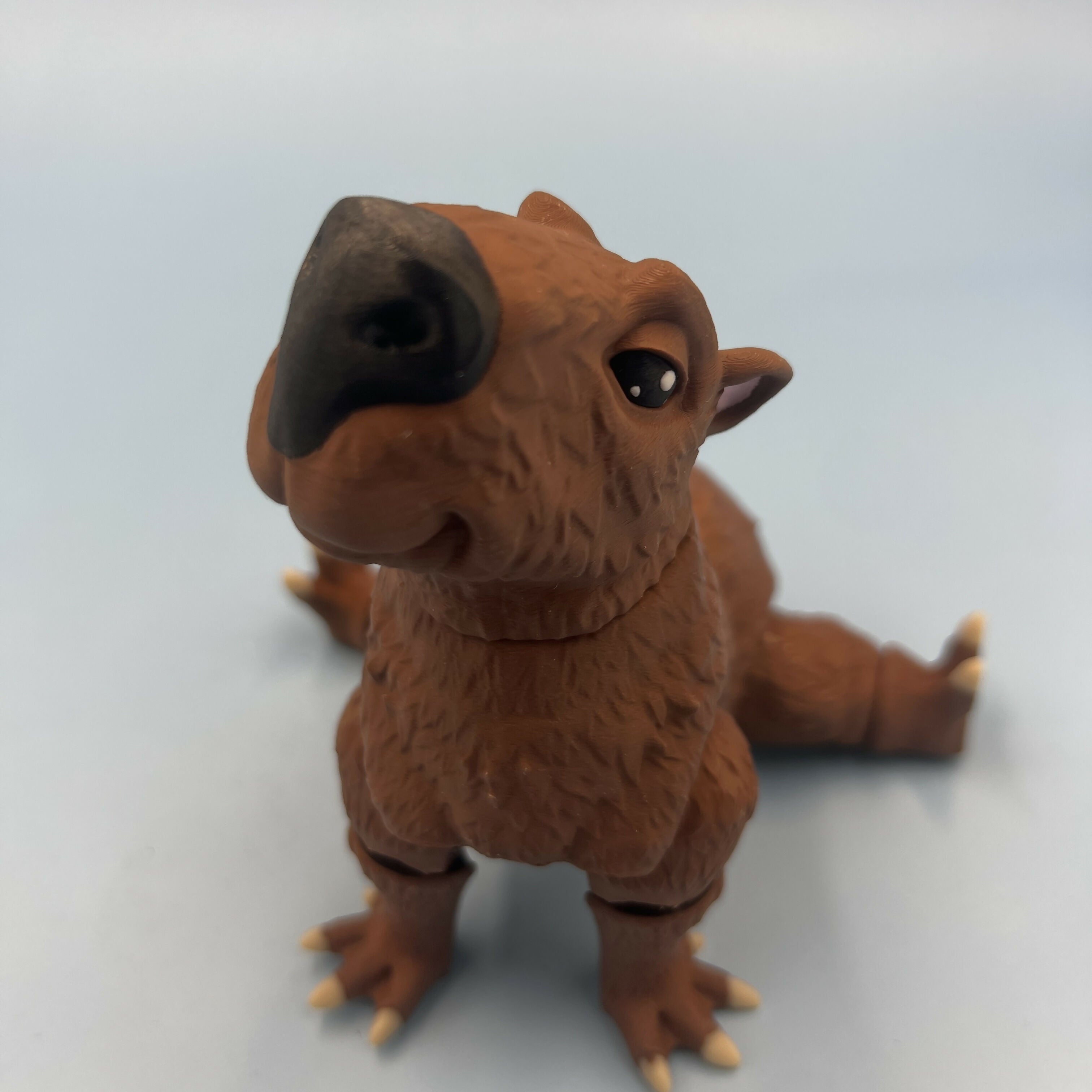 3D Printed LARGE: Articulated Sensory Fidget Animals friends Capybara 14cm
