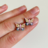 Pastel Butterfly Stud Earrings