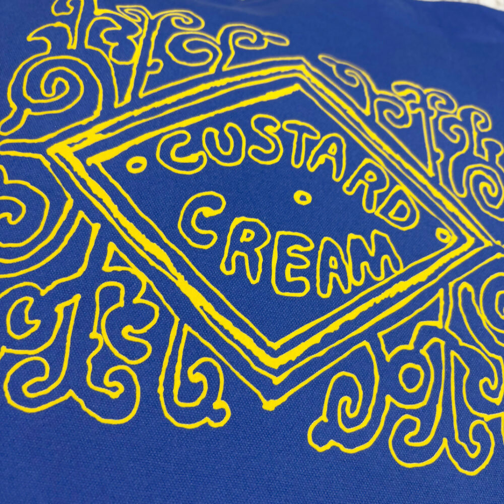 Custard Cream Thick Organic Cotton Tote Bag