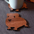 Guinea Pig Laser Cut Wooden Coaster