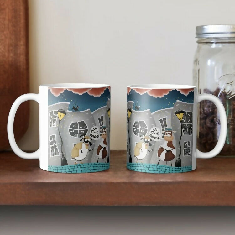 No Sheep, Shearlock! Ceramic Mug