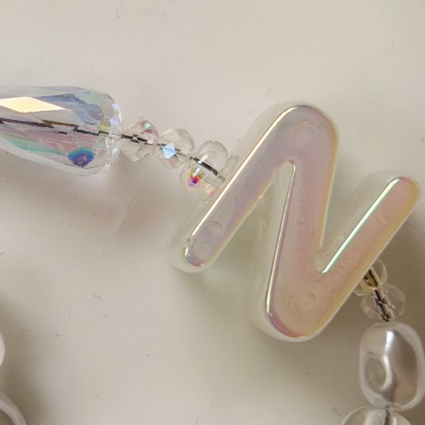 Fifi & Bo Mini Bag Charm Initial N