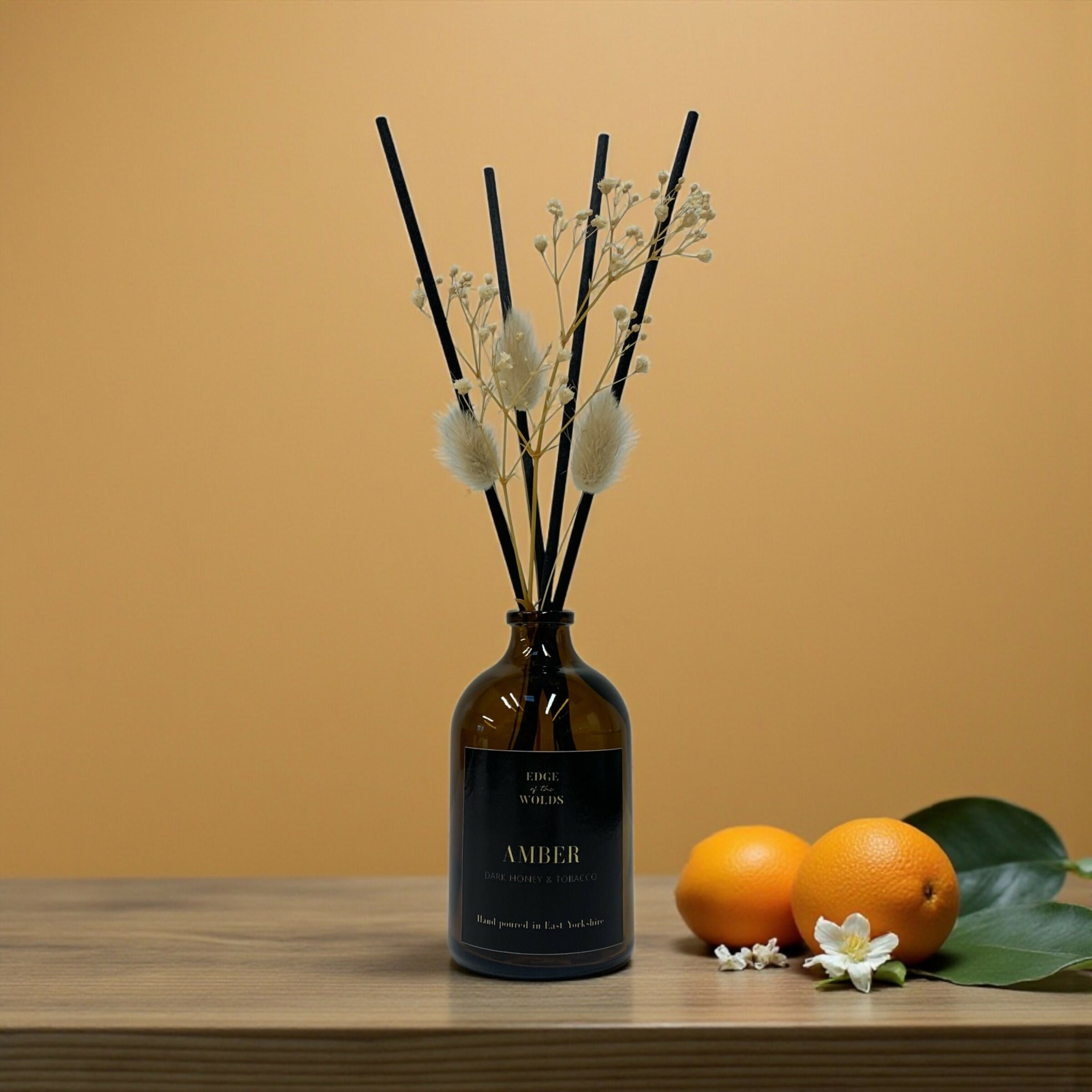 Amber - Dark Honey and Flower Tobacco Reed Diffuser - 100ml