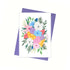 Floral burst card