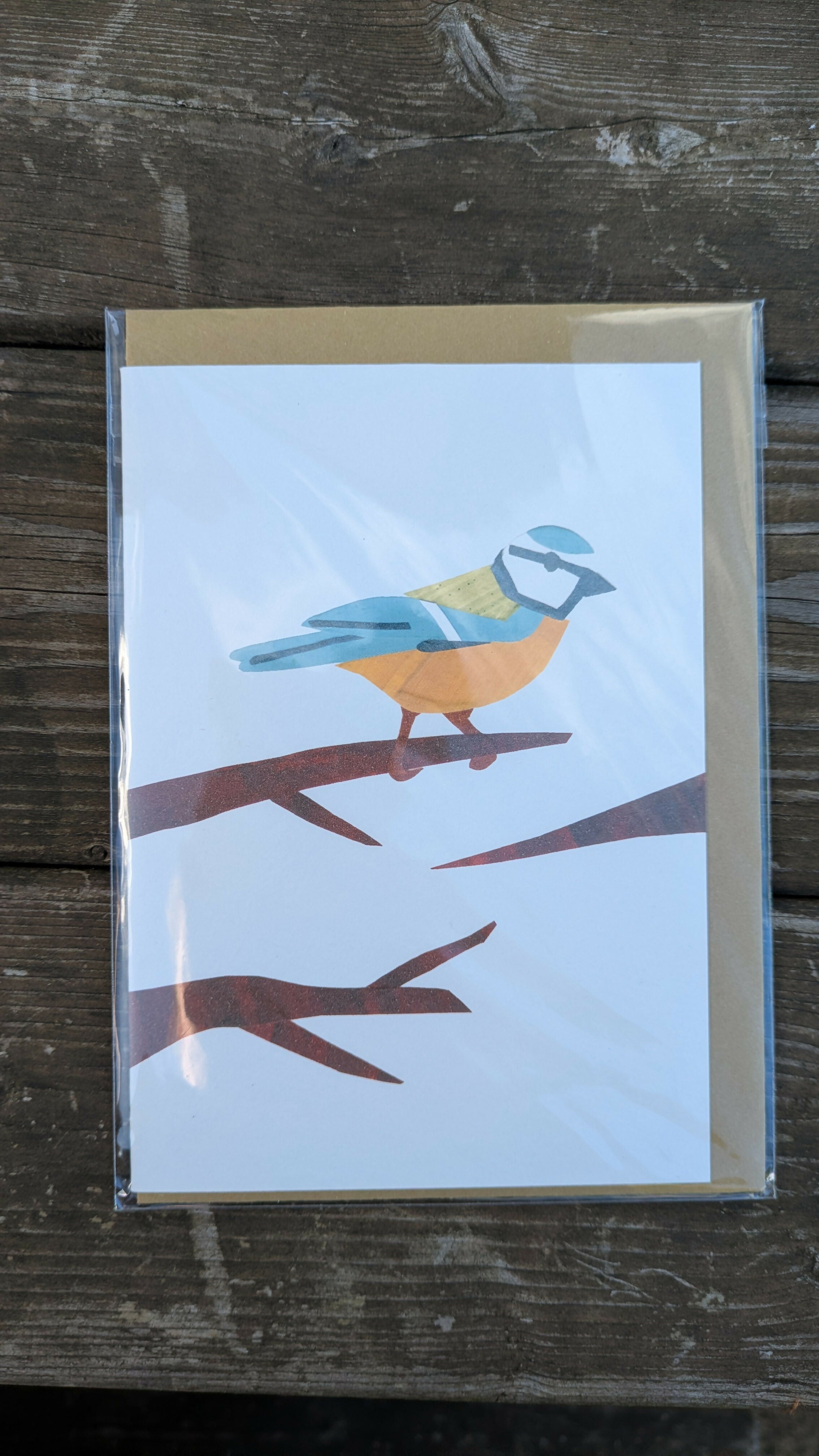 Blue Tit Greetings Card