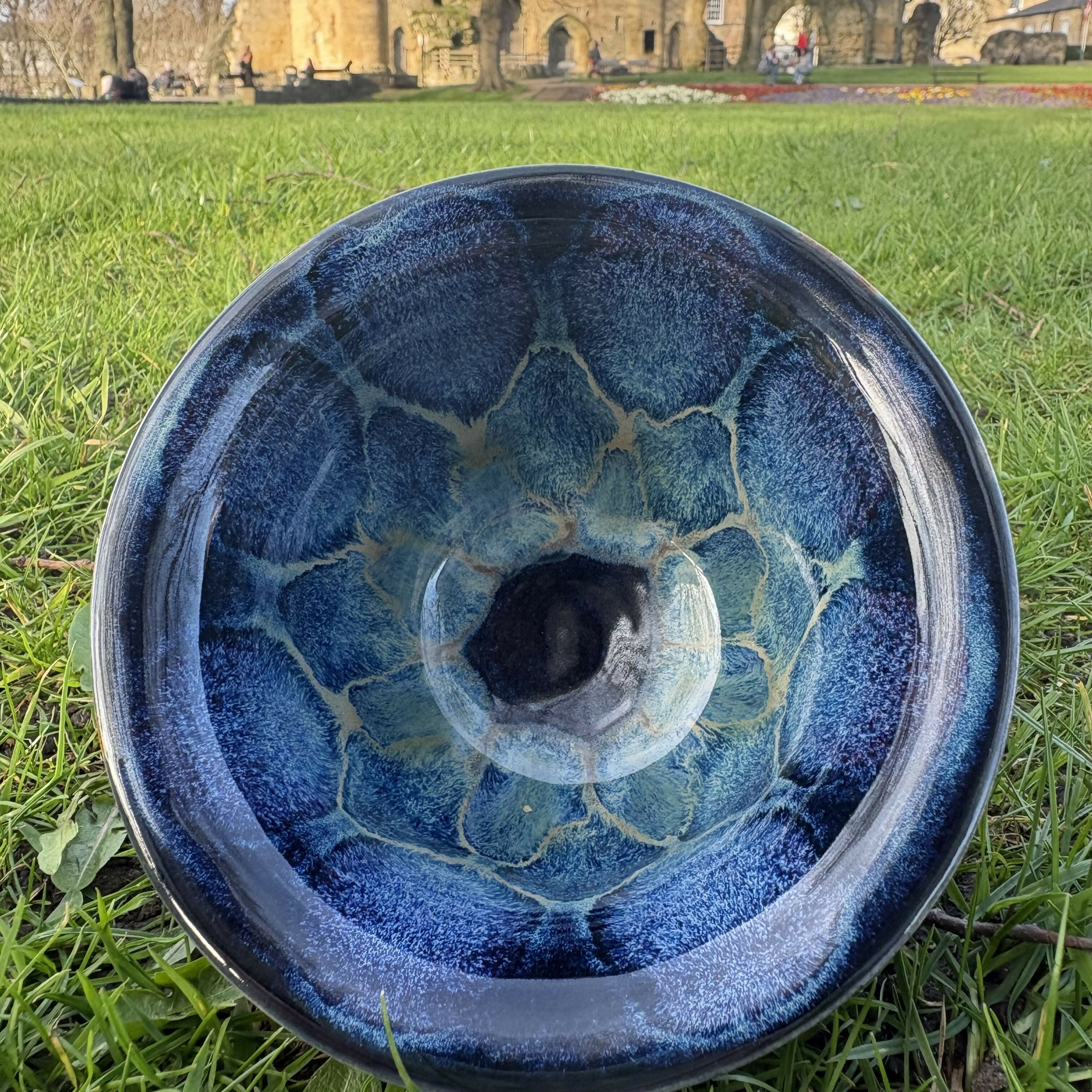 Navy Patterned Bowl