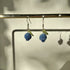 Micro Crochet Blueberry Drop and Dangle Earrings