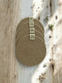 Tressé Cord Coasters, Set of 4