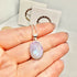 PINK MOONSTONE OVAL NECKLACE