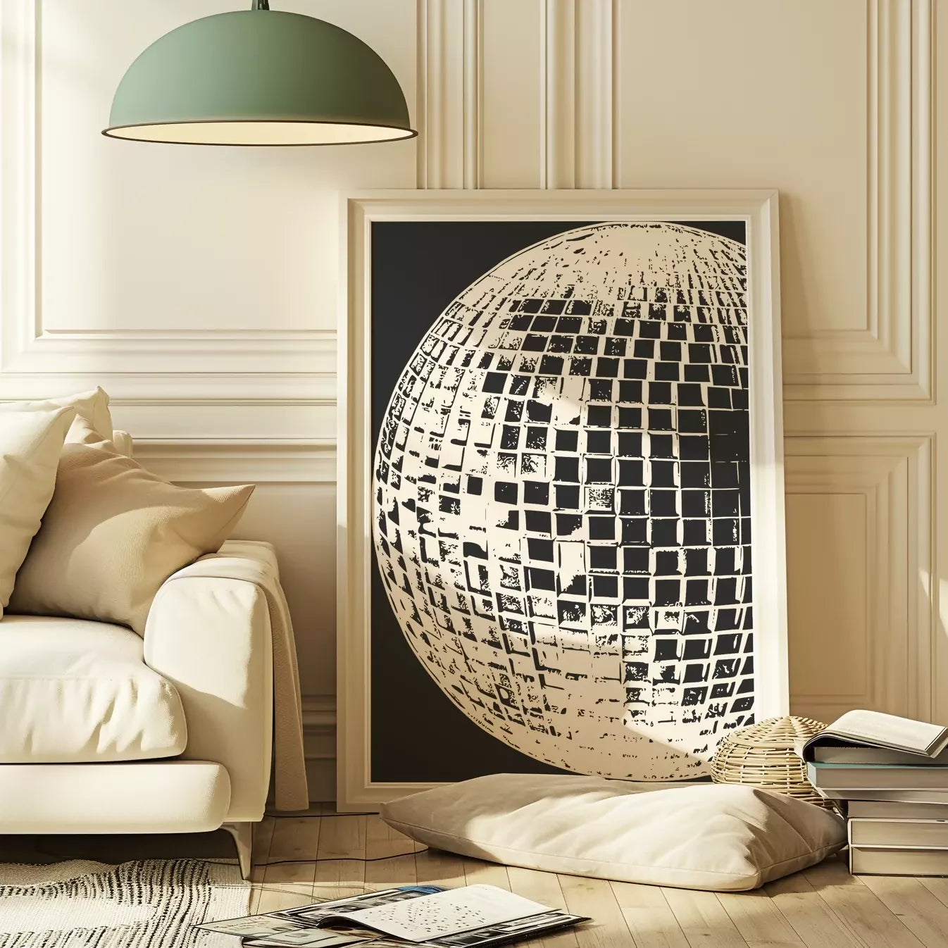 DISCO BALL WALL ART PRINT