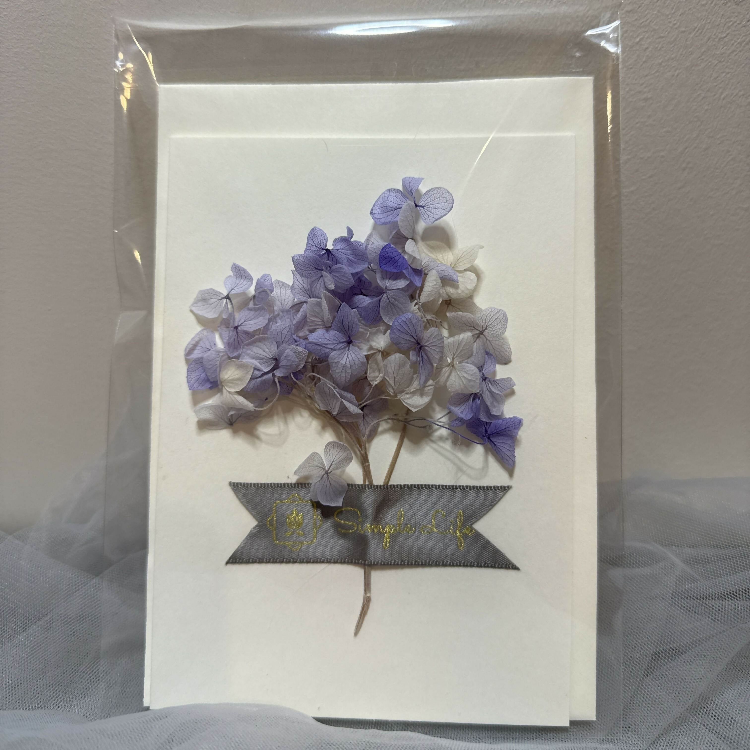 Preserved Flower Greeting Card