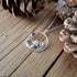Handmade Silver Toadstool Garnet Necklace