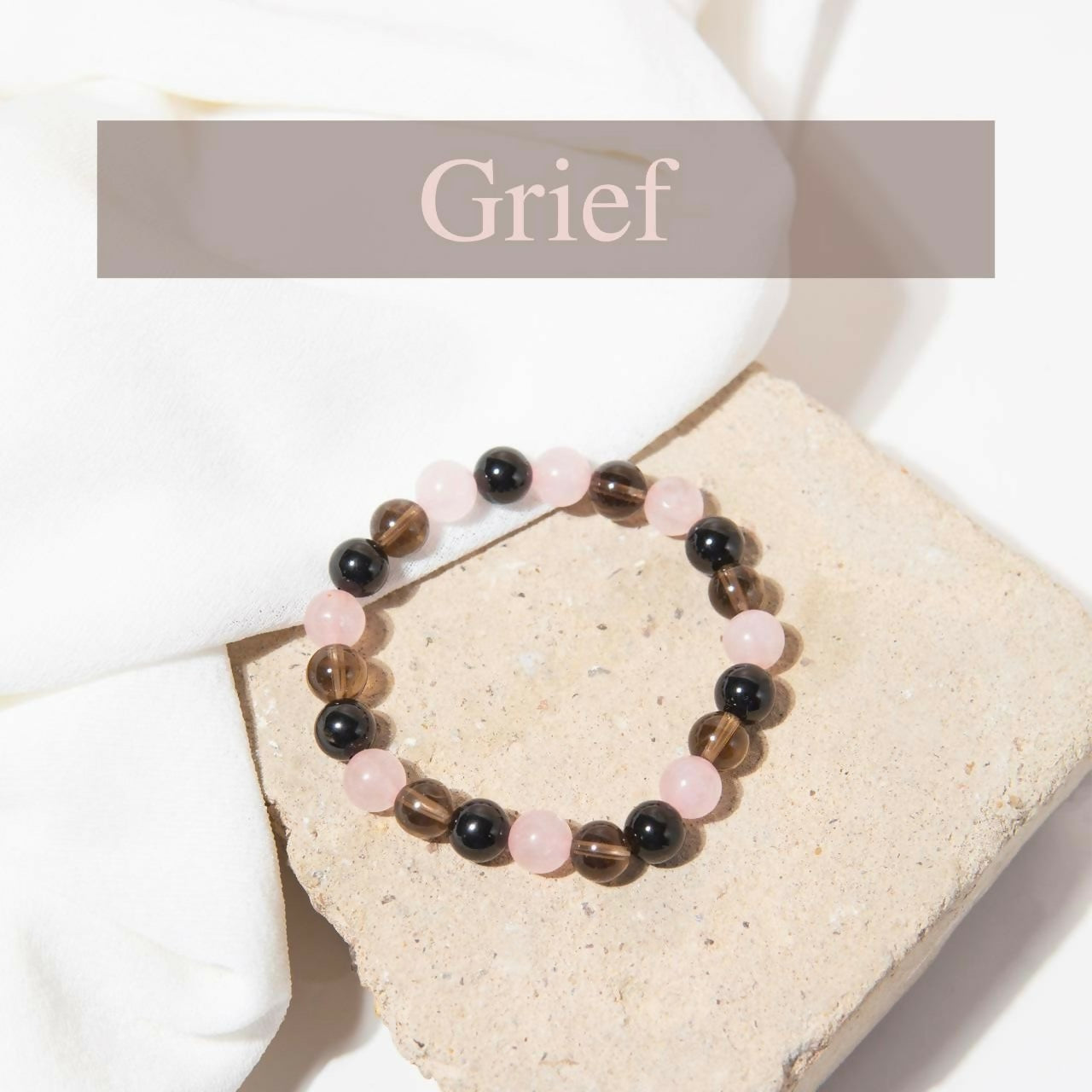 Grief Crystal Bracelet - 8mm