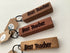 Keyring - Engraved Wooden Block - Best Teacher